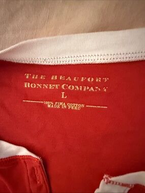 The Beaufort Bonnet Company Red PJS Adult Top & Bottoms - L